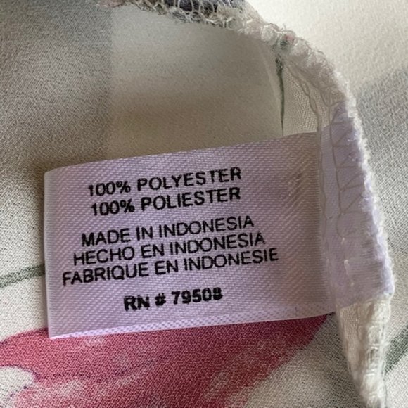 Violet & Claire Vibrant Botanical Halter Shirt L - Picture 7 of 12